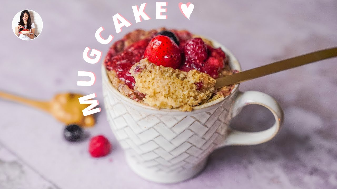 Desayuno Saludable en 2 min!! MUG CAKE ESPONJOSO de Mermelada | Auxy