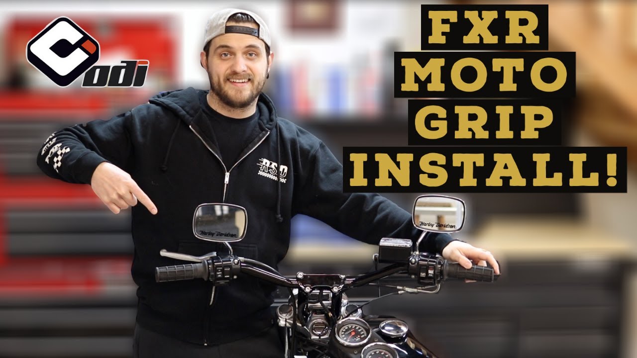 HOW TO replace grips on a Harley Davidson