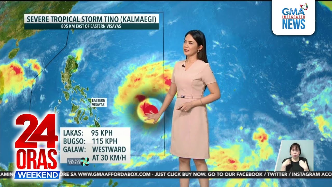 STS Tino might intensify into super typhoon | 24 Oras Weekend