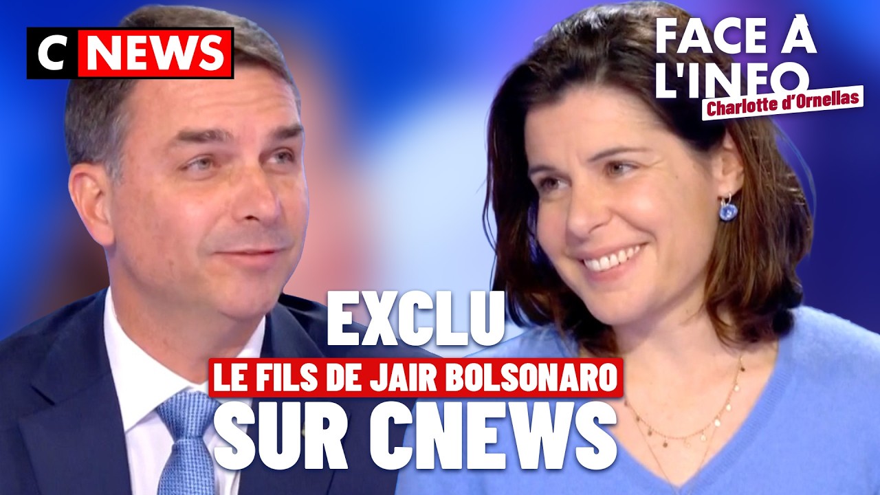 Exclusivité : le fils de Jair Bolsonaro sur CNews
