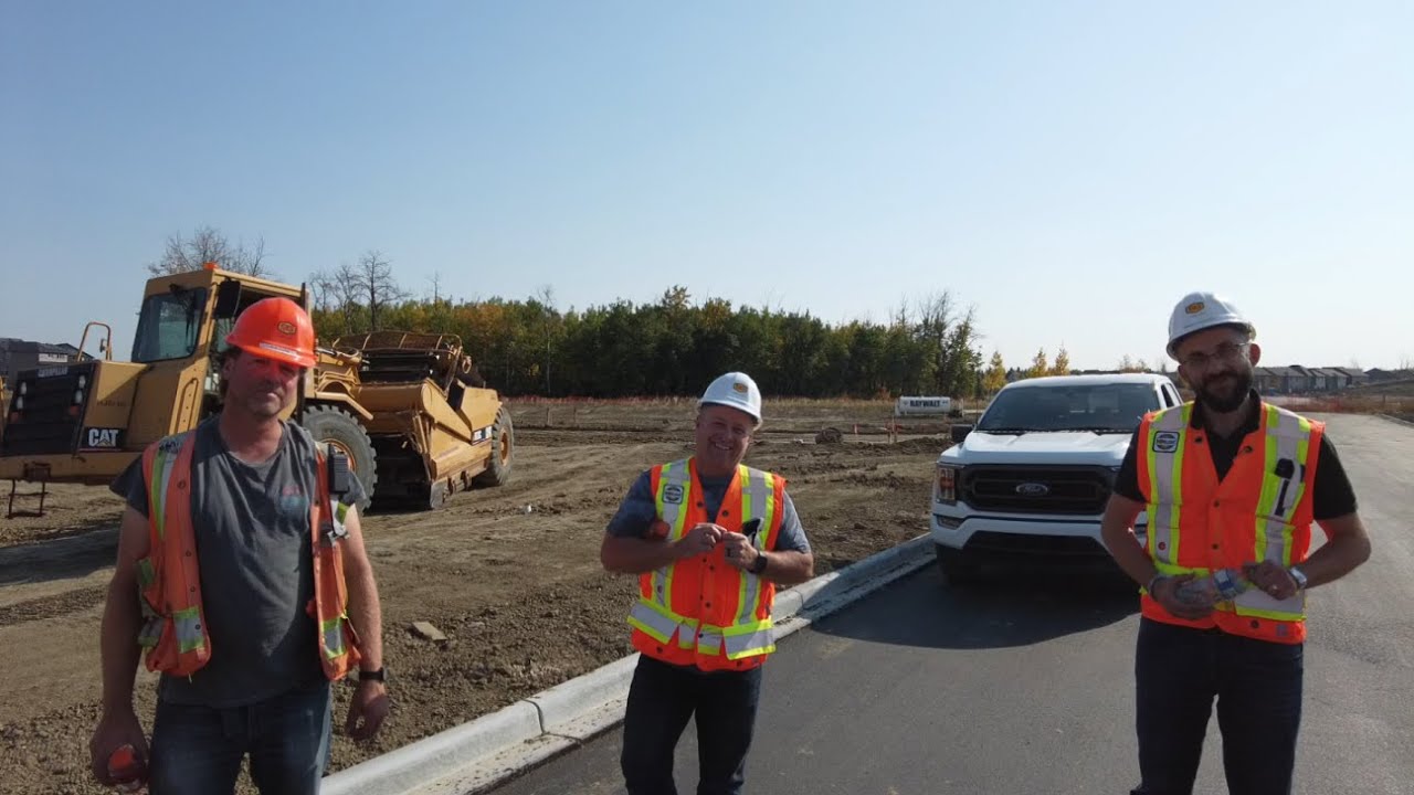 Pre-grading a Street with Mono-berms
