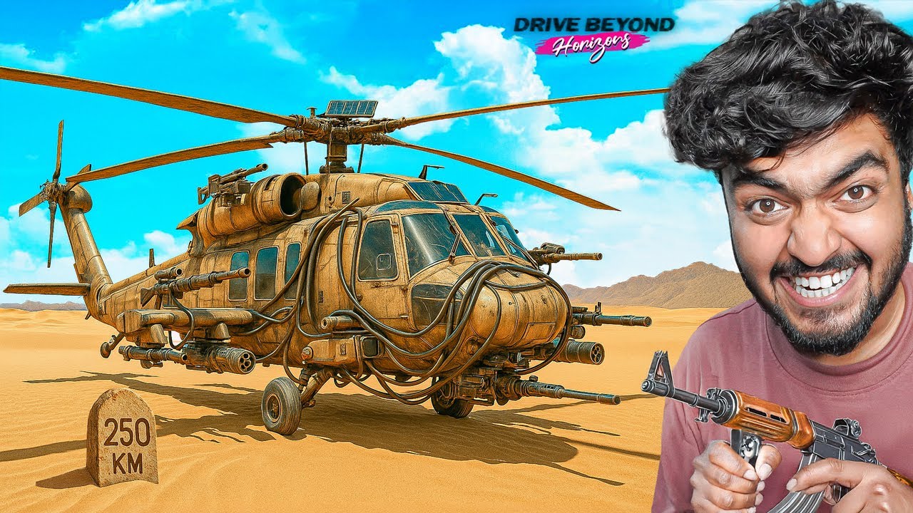 FINDING A HELICOPTER IN THE MIDDLE OF THE DESERT! | DRIVE BEYOND HORIZONS #18