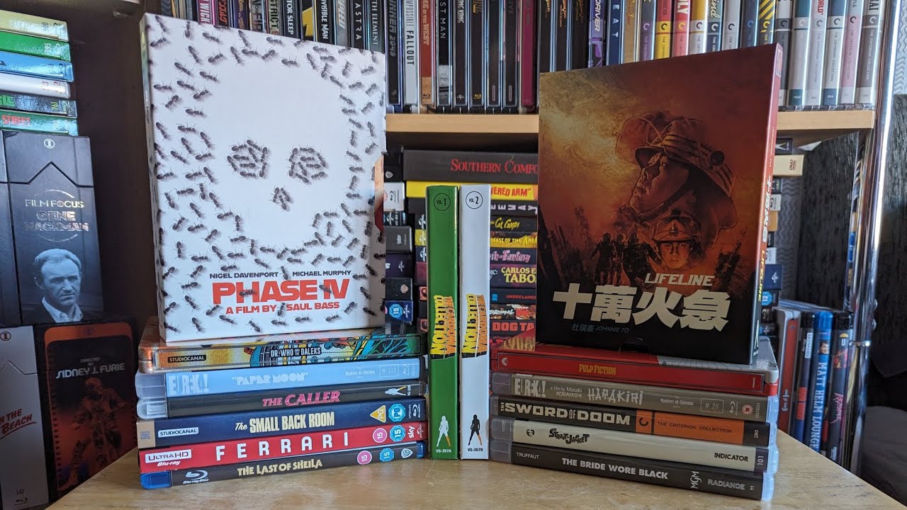Blu-Ray Collection Update #64 - Vinegar Syndrome Sale Haul, 4K Steelbooks and More!