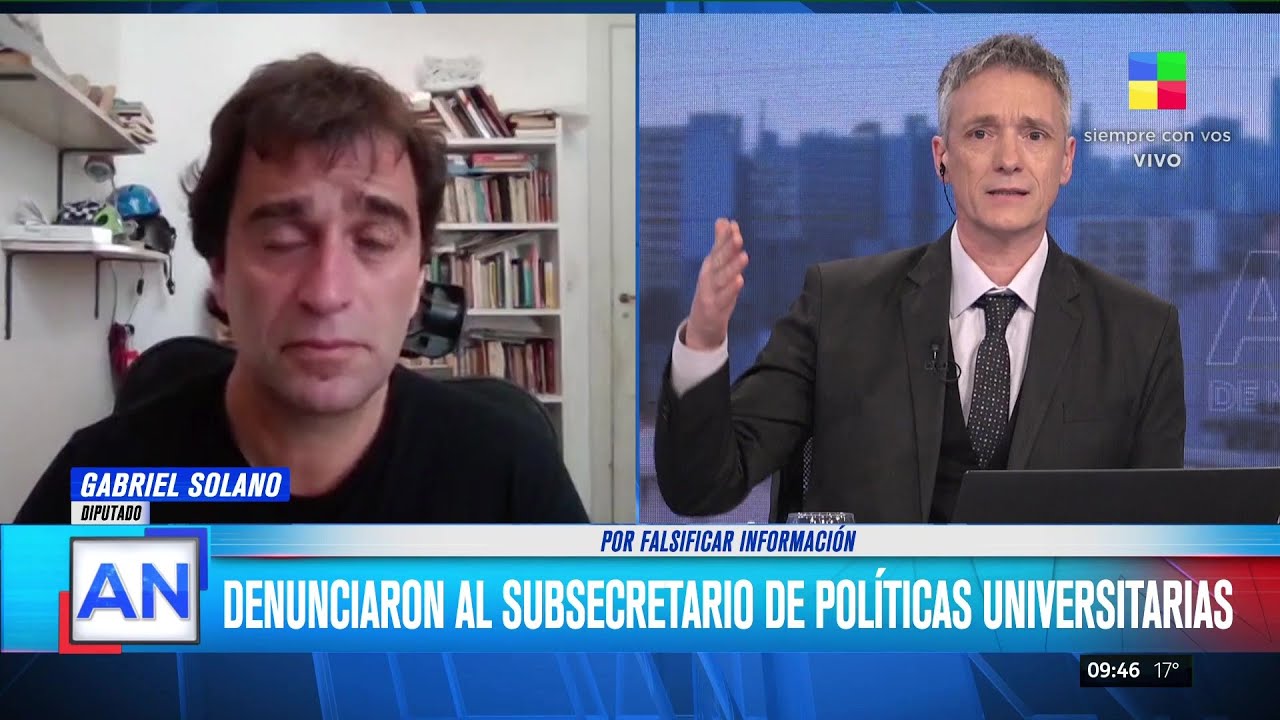 📢 EL SUBSECRETARIO DE POLÍTICAS UNIVERSITARIAS ACUSADO DE USURPACIÓN DE TÍTULOS