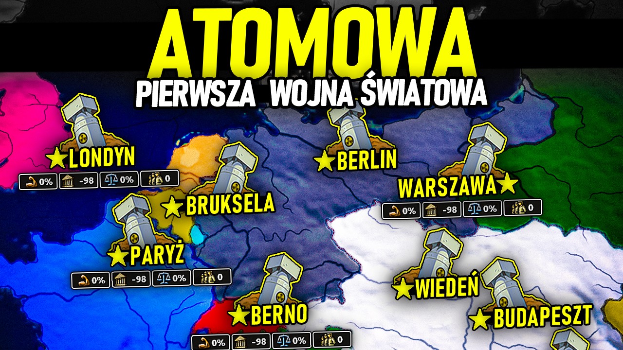 ATOMOWA PIERWSZA WOJNA ŚWIATOWA W WOJNACH WIDZ&Oacute;W W HEARTS OF IRON 4