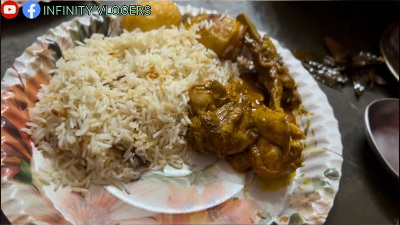 Egg Biriyani And Chicken Kasha Recipe made by Mummy