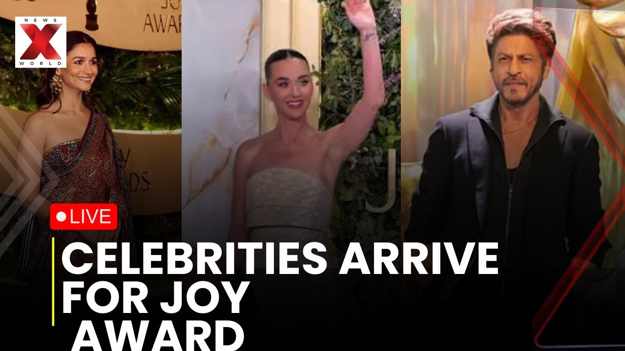 2026 Joy Award Riyadh Live: Shah Rukh Khan and Katy Perry on lavender carpet in Riyadh| NewsX World