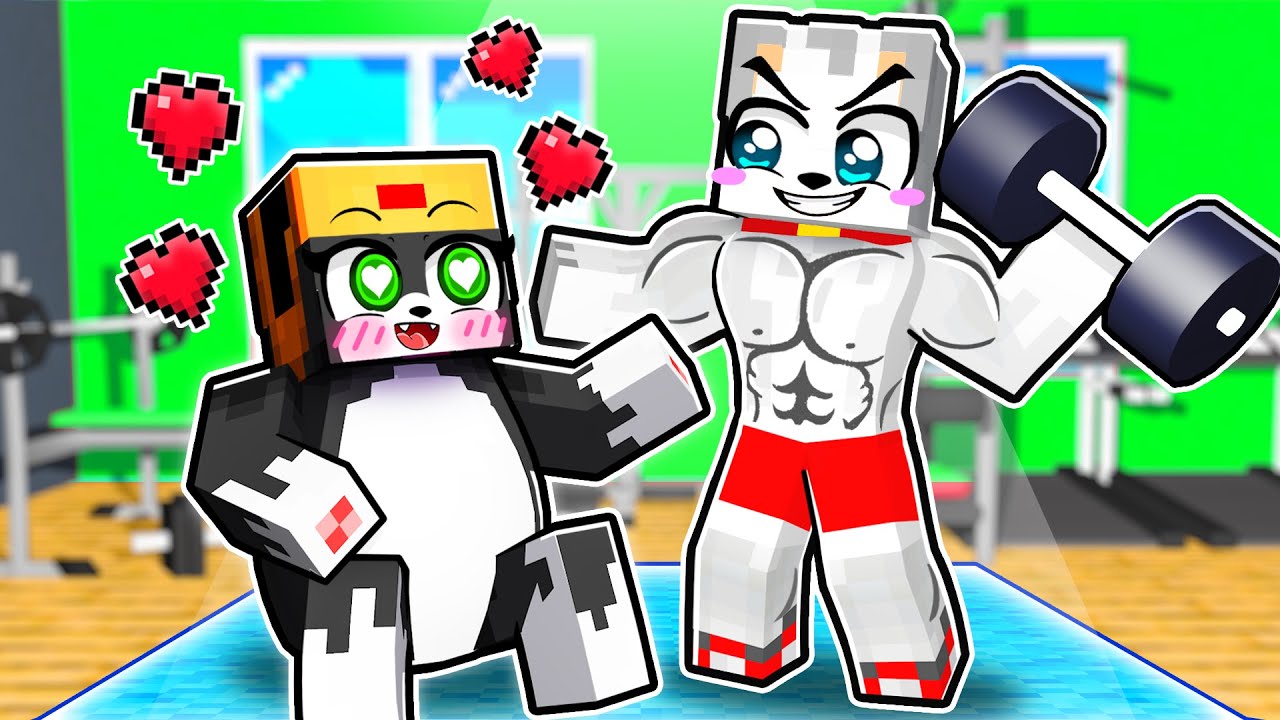 ¡Gordos VS Musculosos AMOR PROHIBIDO en Minecraft! 😍
