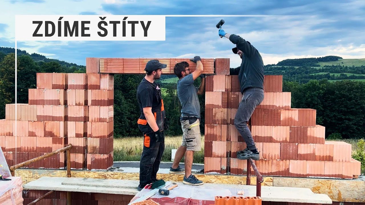 Založení a zdění štítů | #34 Stavba domu svépomocí