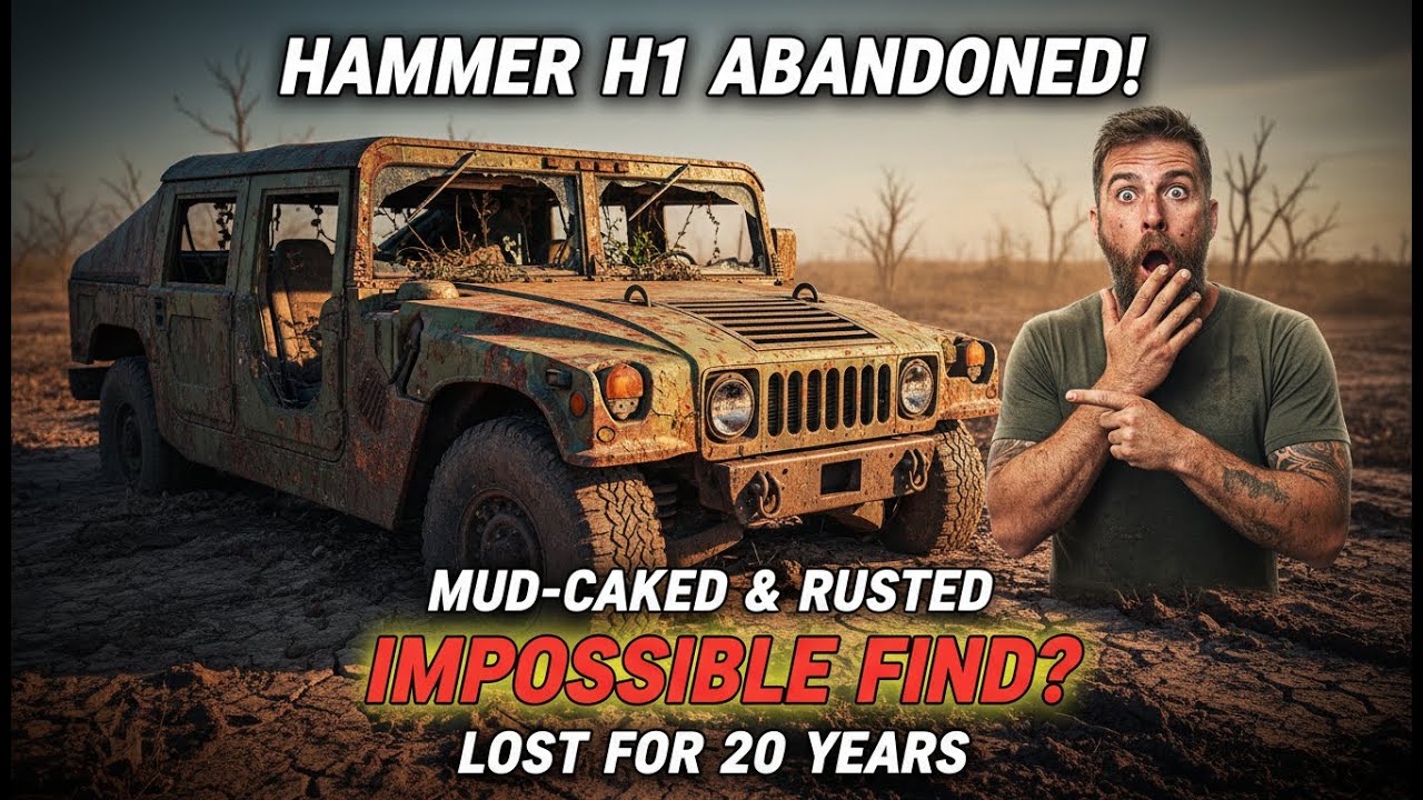 Restoration Abandoned Hammer H01 ASMR #asmr #restoration #cars#satisfying #beforeandafter