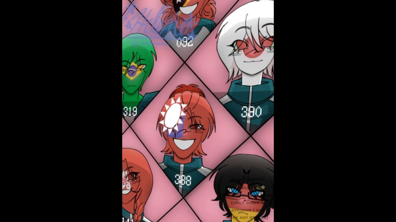 ramalama bang bang (squid game)#countryhumans#squidgame