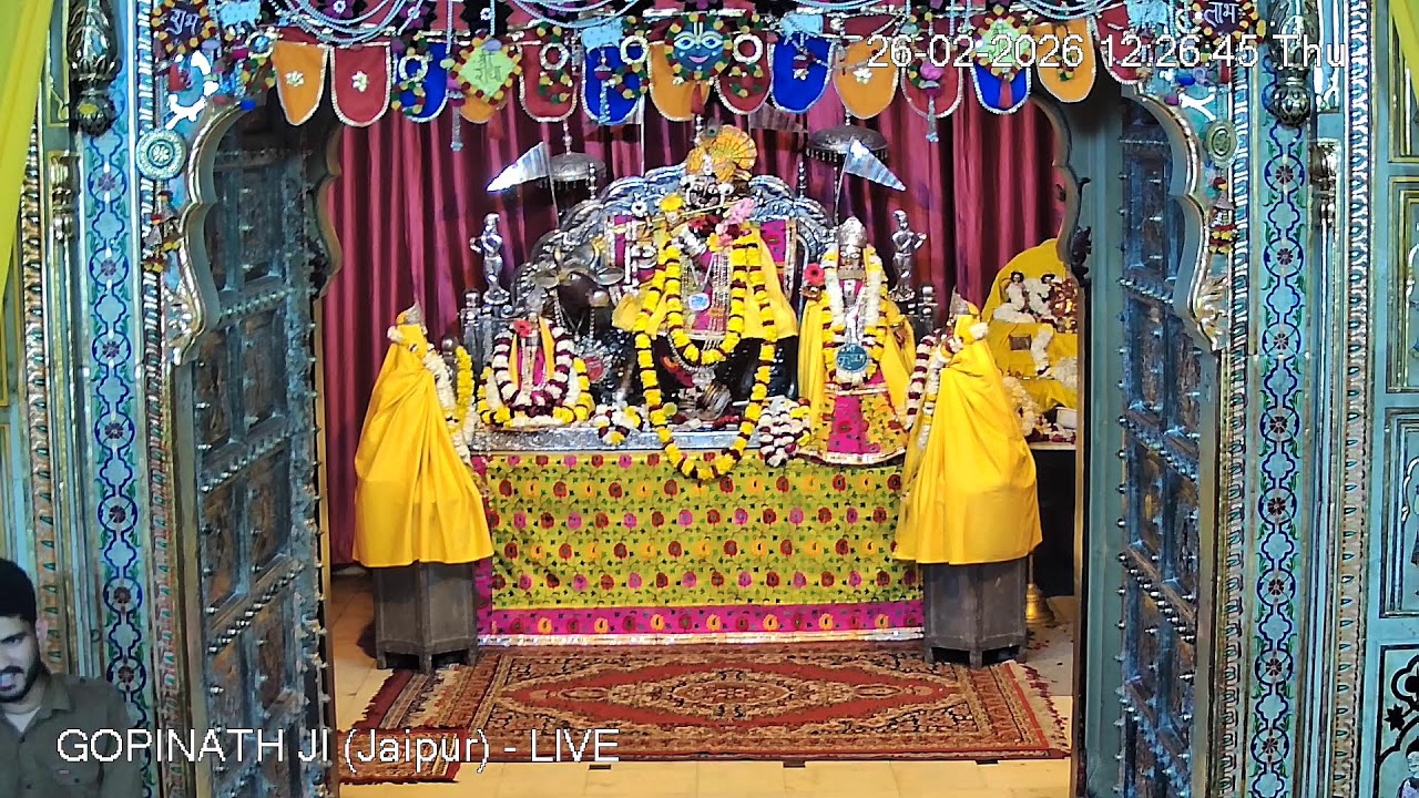 GOPINATH JI MANDIR (Jaipur) - LIVE DARSHAN (26th February 2026)