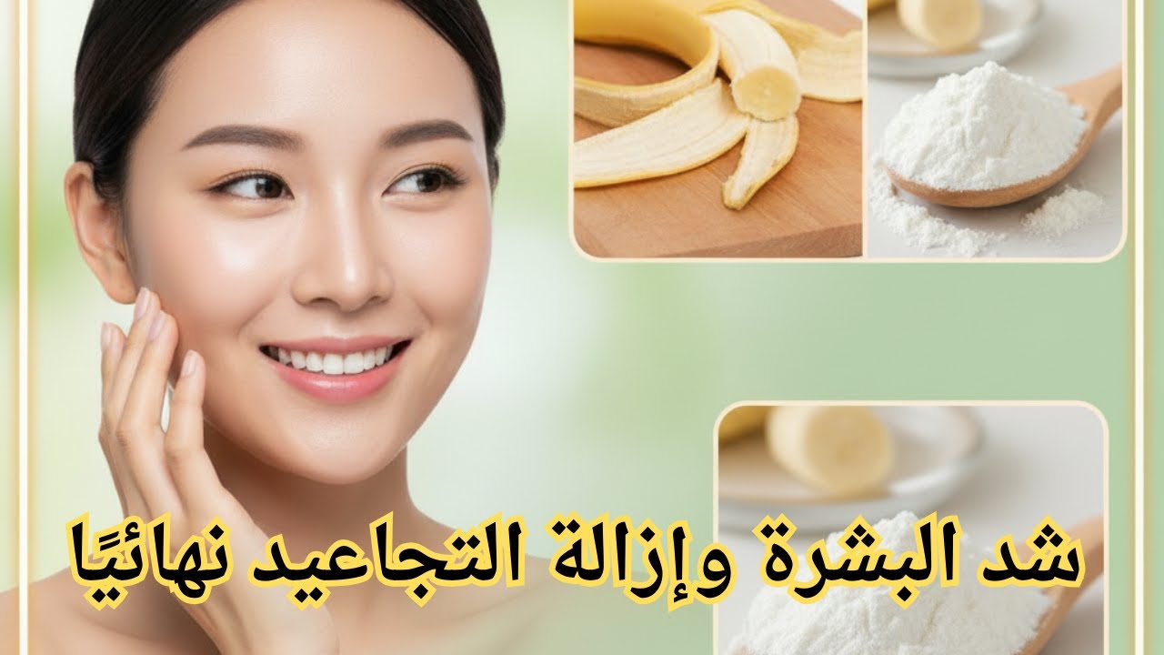 شد البشرة وإزالة التجاعيد نهائيًا! وصفة طبيعية مذهلة