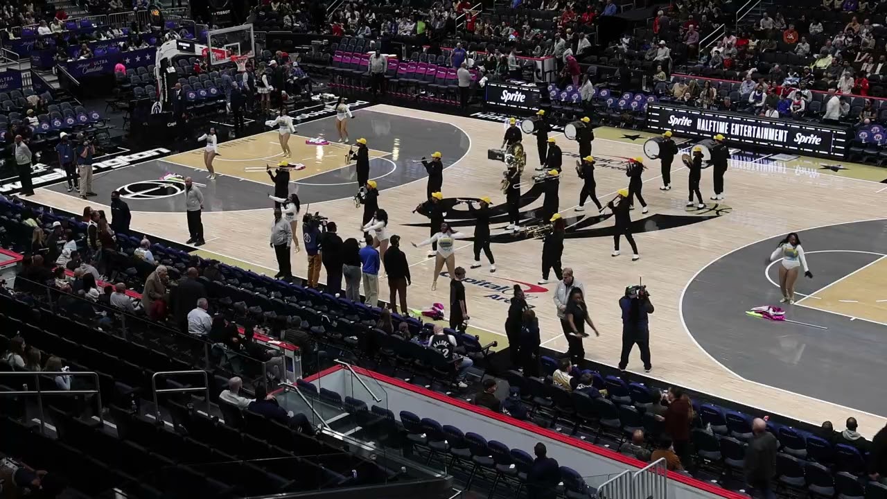 Hopewell High School Marching Blue Devils Halftime Performance at the Wizards vs. Jazz Game 3/5/26