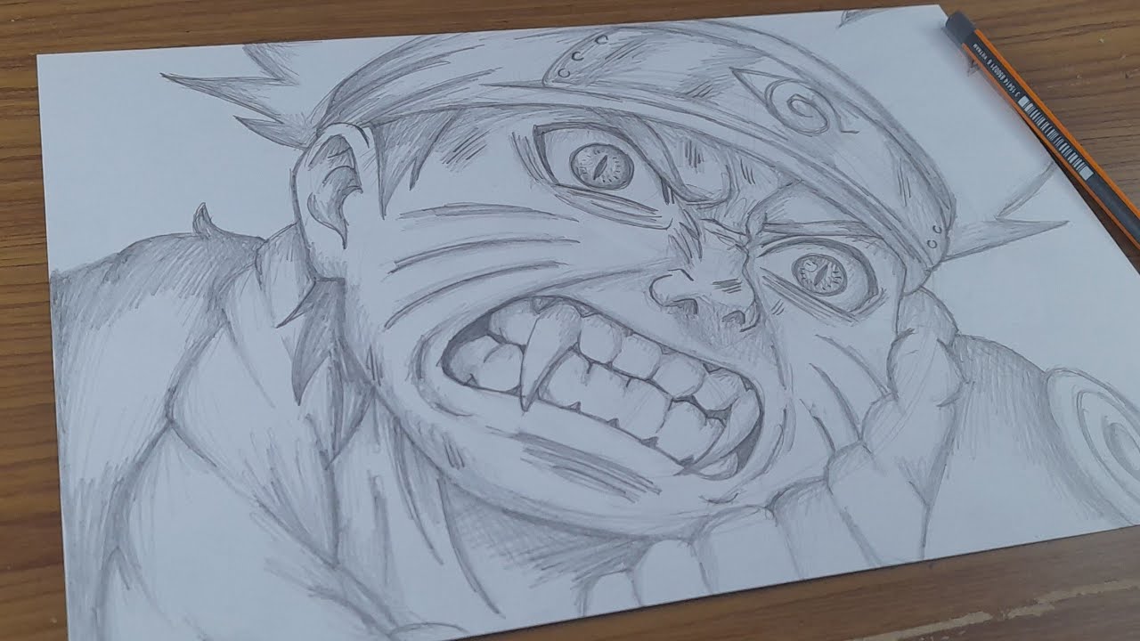 COMO DESENHAR O NARUTO