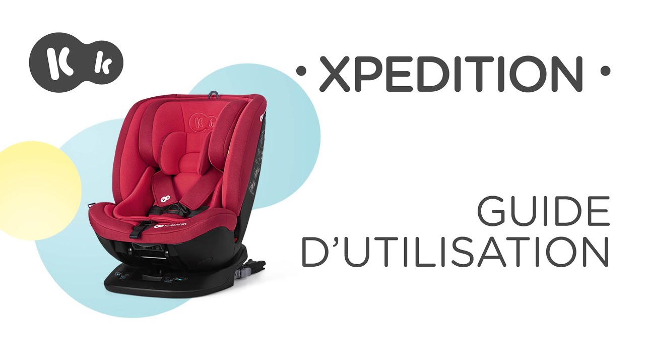 Comment installer le siège pivotant XPEDITION Kinderkraft | Mode d'emploi