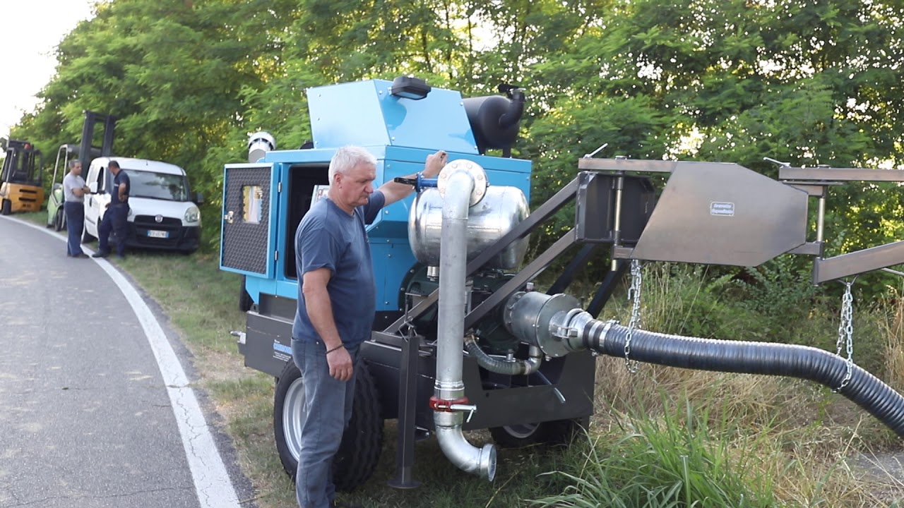 Motopompa Cremonini in azione!