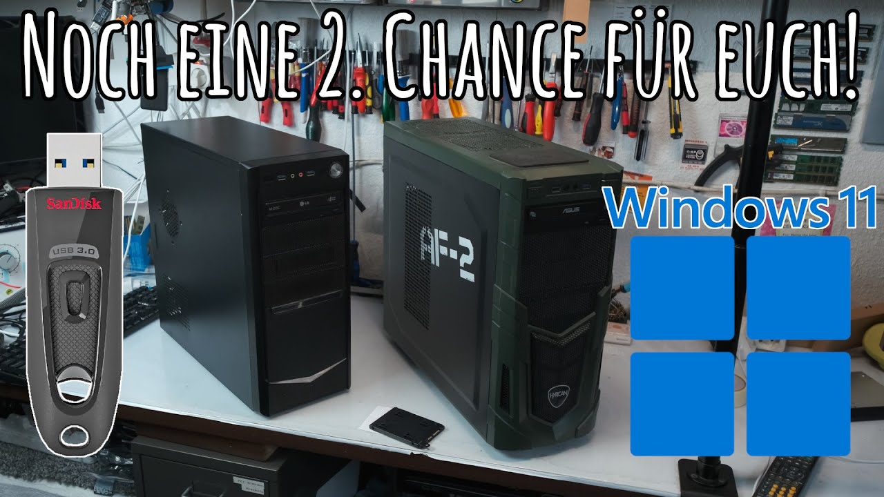 2 PCs fit machen für Win11 - OHNE Restriktionen!