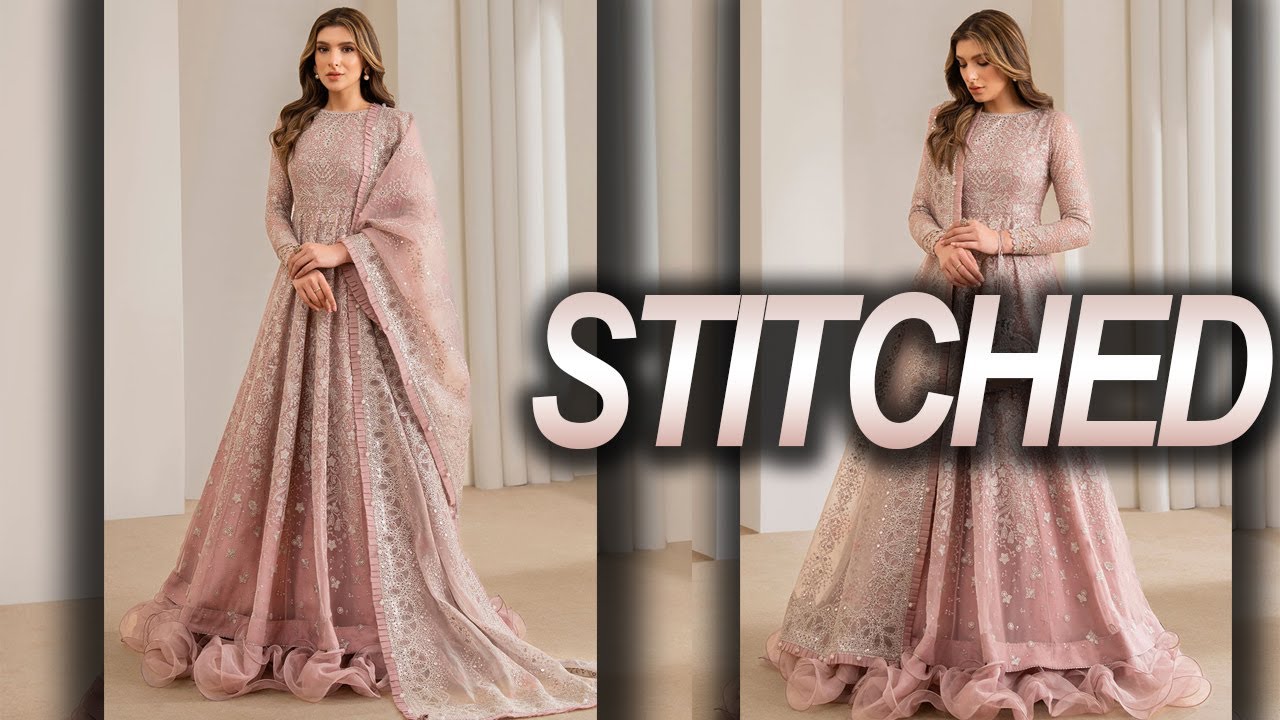 Jazmin New Chiffon Collection Stitched Dress 2024 | Code UC 3024