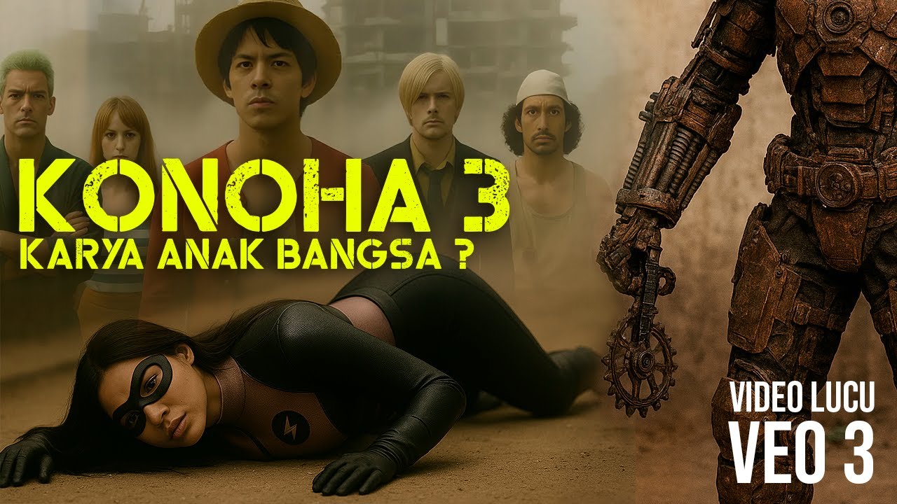 KONOHA CITY 3 - Karya Anak Bangsa? | Video Veo 3 Lucu
