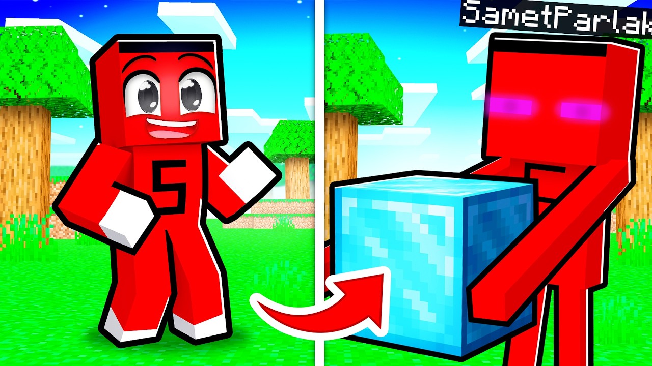ŞEKİL DEĞİŞTİREREK ARKADAŞLARIMA YARDIM EDİYORUM !! - Minecraft