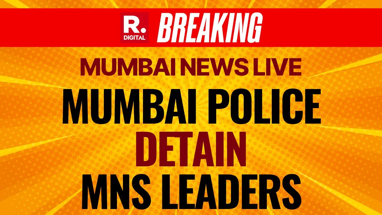 Marathi Language Row LIVE: MNS Leaders Stage Protests, Detained By Mumbai Police | Maharashtra News