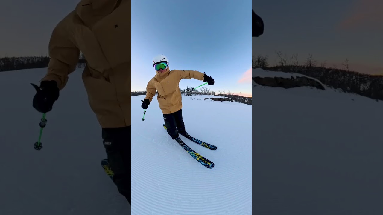 Skiing in Norway in December 2025