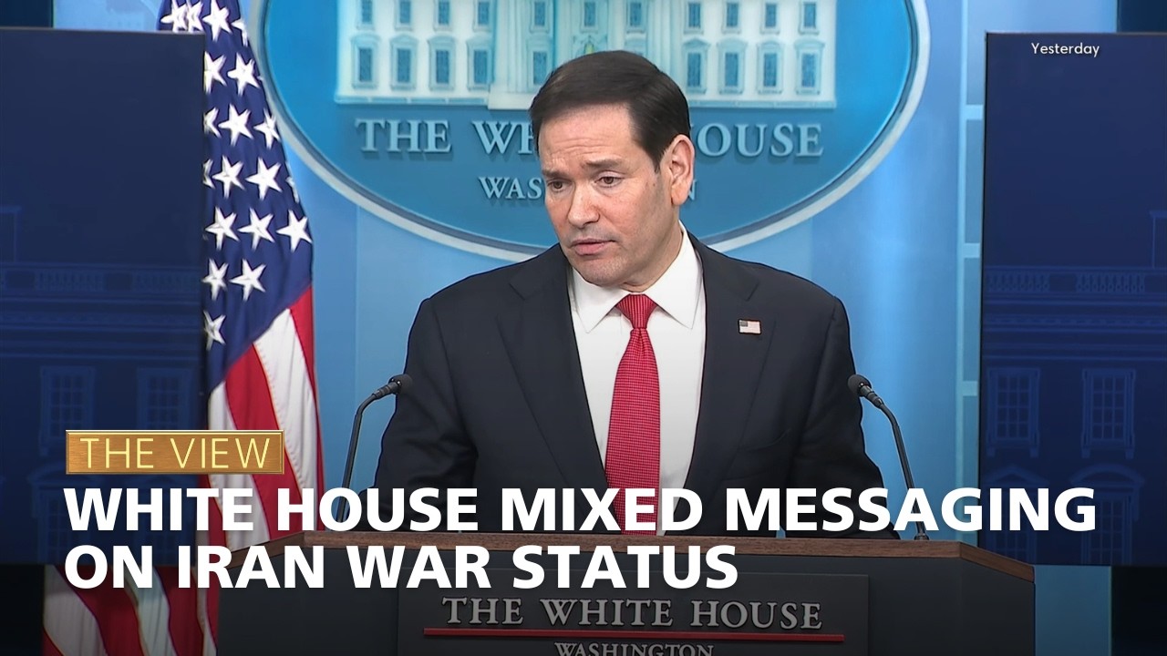 White House Mixed Messaging on Iran War Status | The View