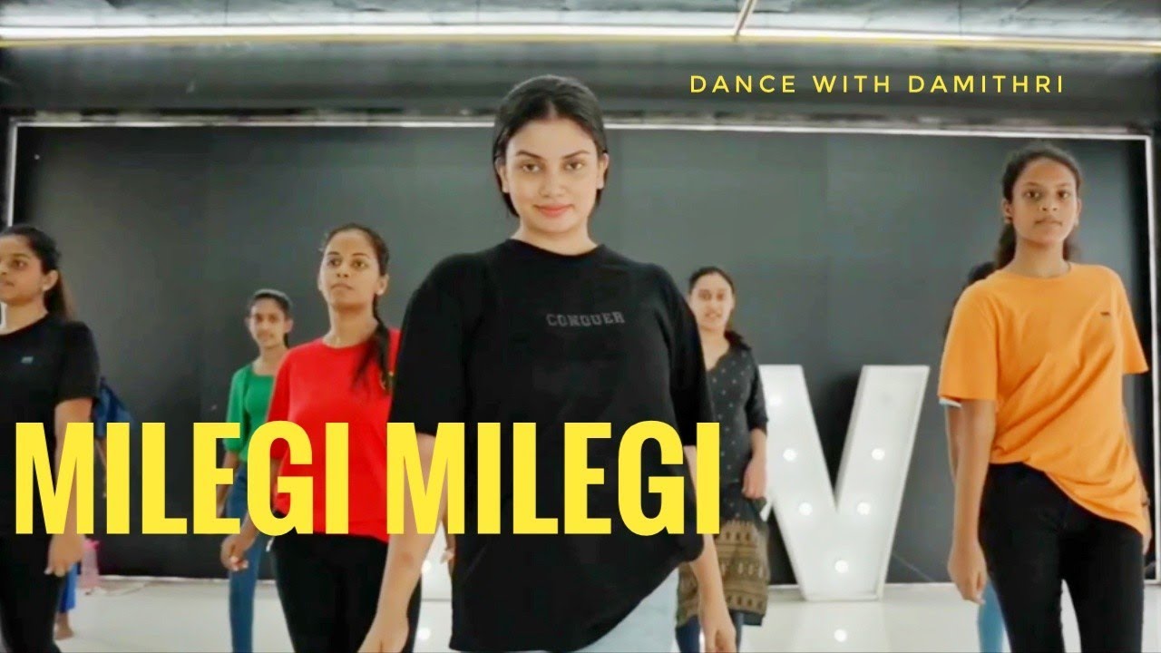 Milegi Milegi | Dance with Damithri Dance Class | IDW - Malabe | Simple Choreography by @damithri