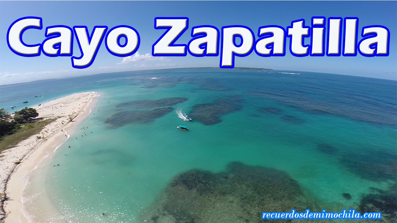 Cayo Zapatilla desde el aire