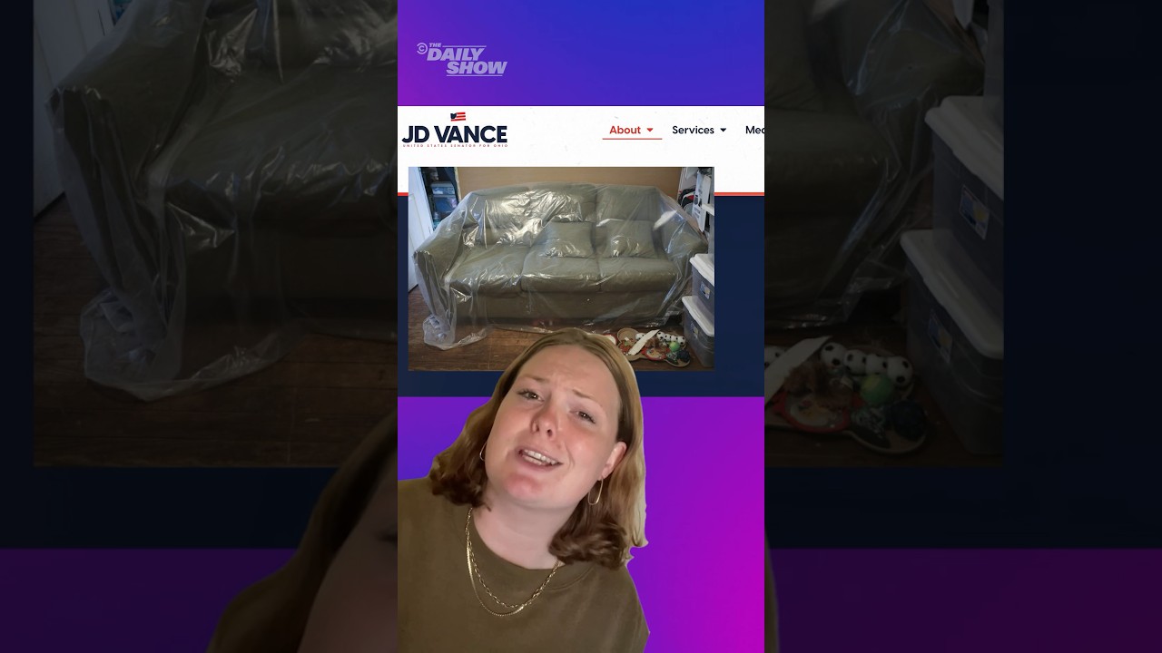 J.D. Vance puts it where???