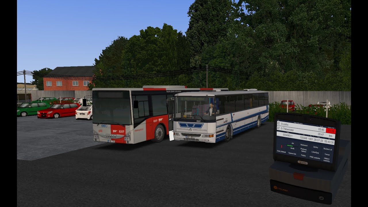 OMSI 2 | 349 Praha, Ládví - Mělník, Podolí | Karosa C954E