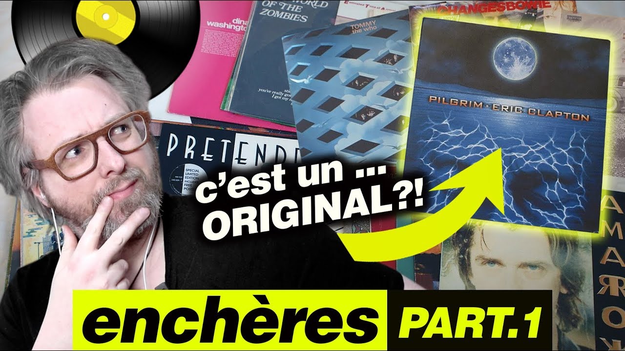 Monsieur Vinyl | 🎶👨🏻‍⚖️ Partie 1/2 : 366 lots de VINYLES aux ENCHÈRES !