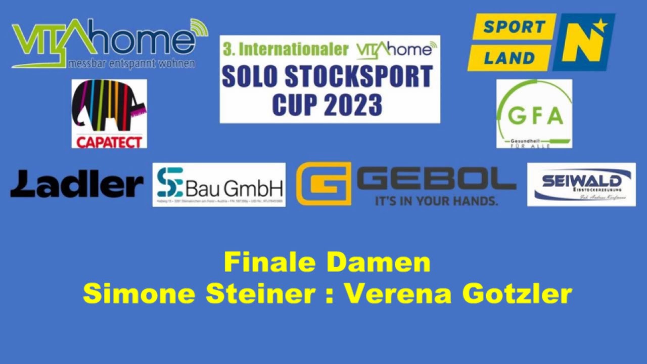 Solo Cup 2023, Finale Damen, Simone Steiner gegen Verena Gotzler
