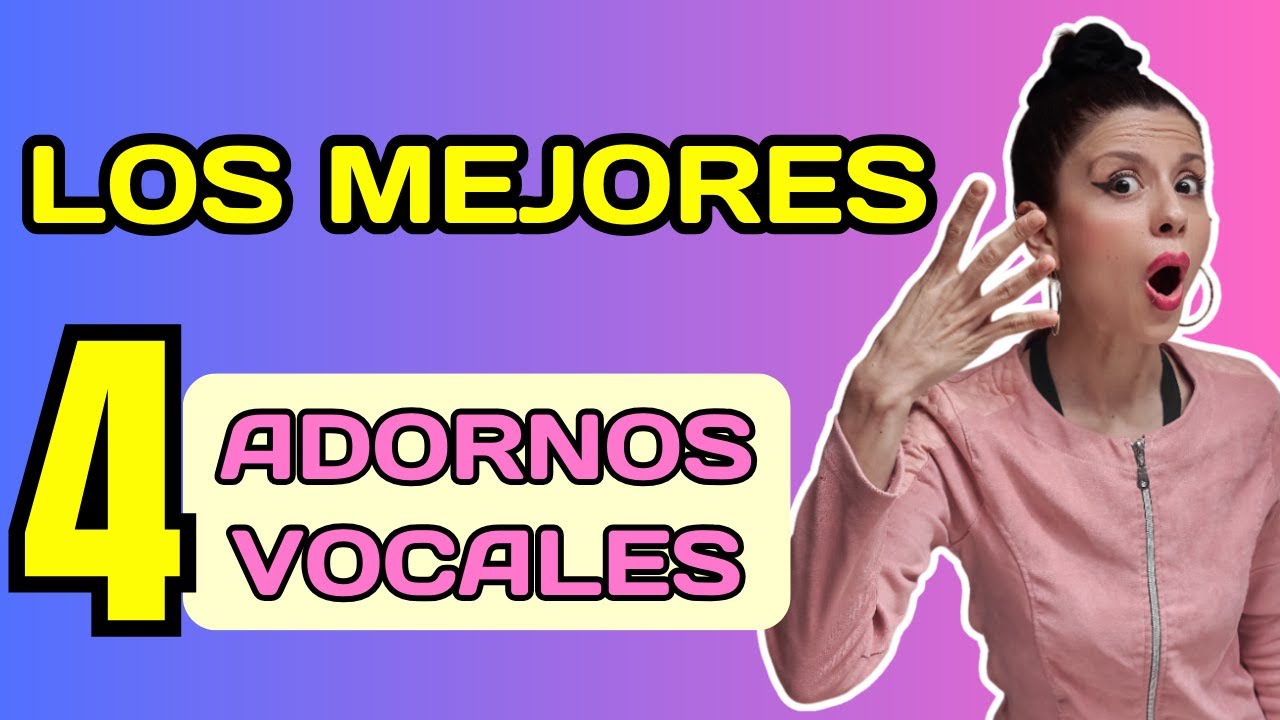 ✔LOS MEJORES ADORNOS VOCALES PARA CANTAR ✔Aprender a cantar bien ✔Mejorar la voz #vocals #cantik