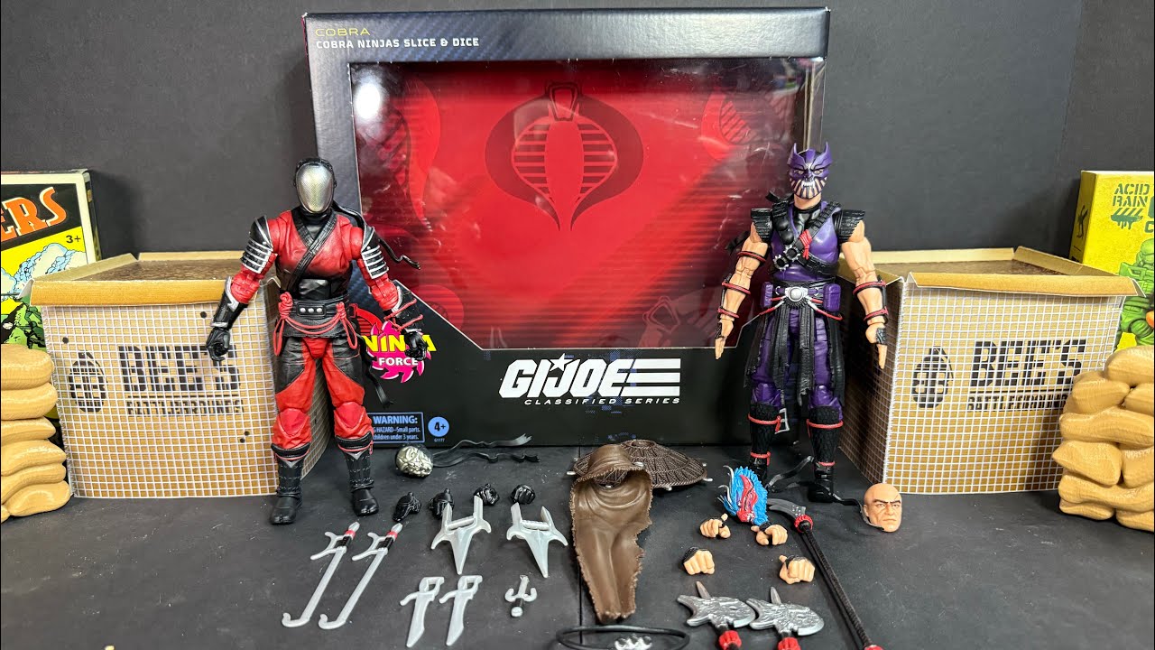 GIJoe Classified Slice and Dice Ninja Force