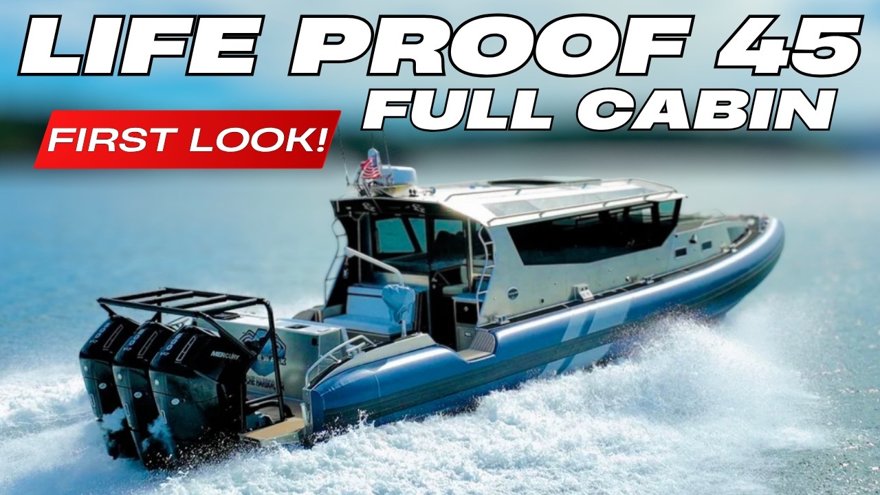 Is THIS Life Proof's BEST Boat Yet? | 45 Full Cabin Yacht Tour