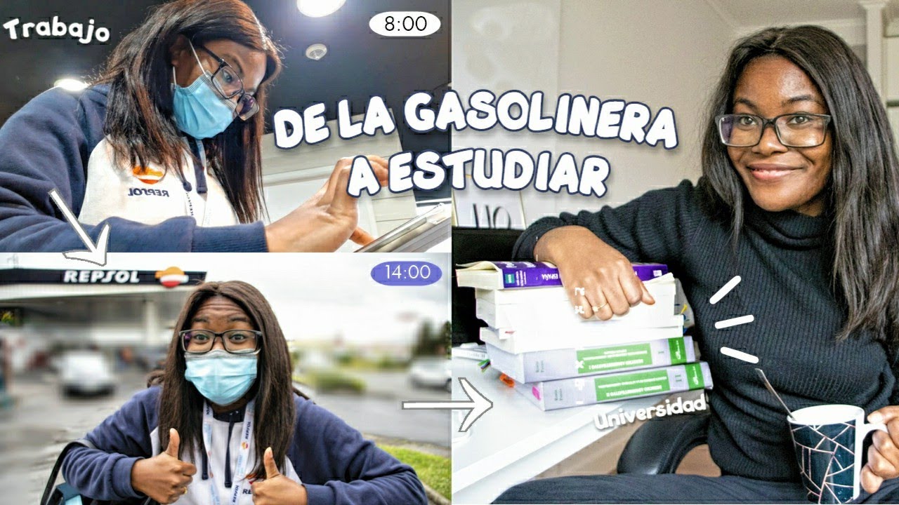 Una universitaria trabajando en una GASOLINERA | 24 HORAS REALES | Josie Goms