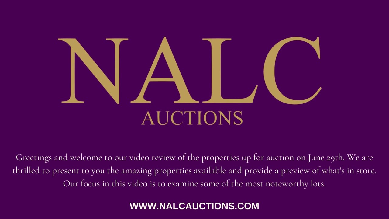 NALC AUCTIONS ON 29TH JUNE PROPERTY REVIEW PART 1