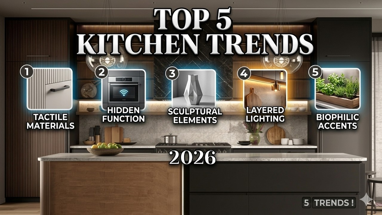 Top 5 Kitchen Design Trends to Try in 2026 for Modern Homes