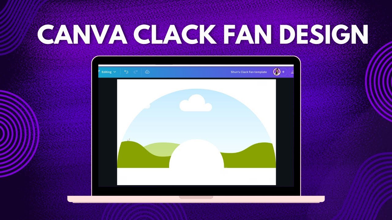 How To Make A Fan Design In Canva | Clack Fan