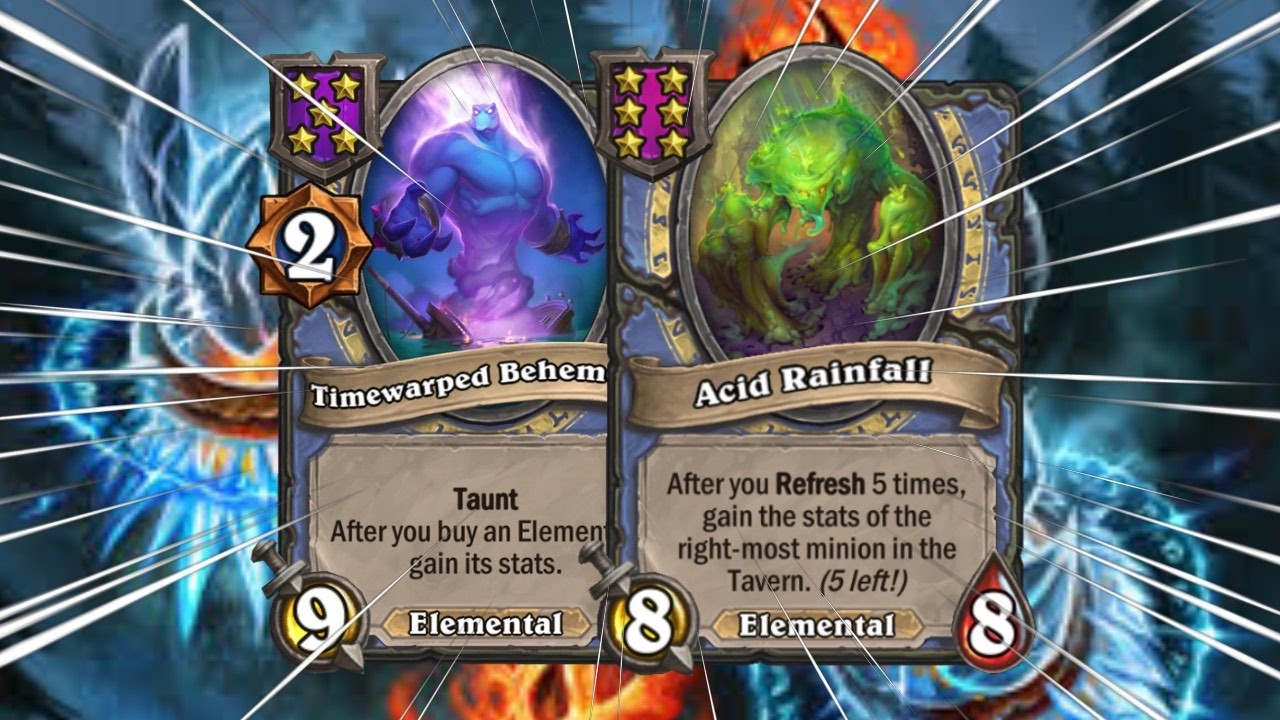 BLUE AND GREEN ELEMENTAL POWER?! | Hearthstone Battlegrounds