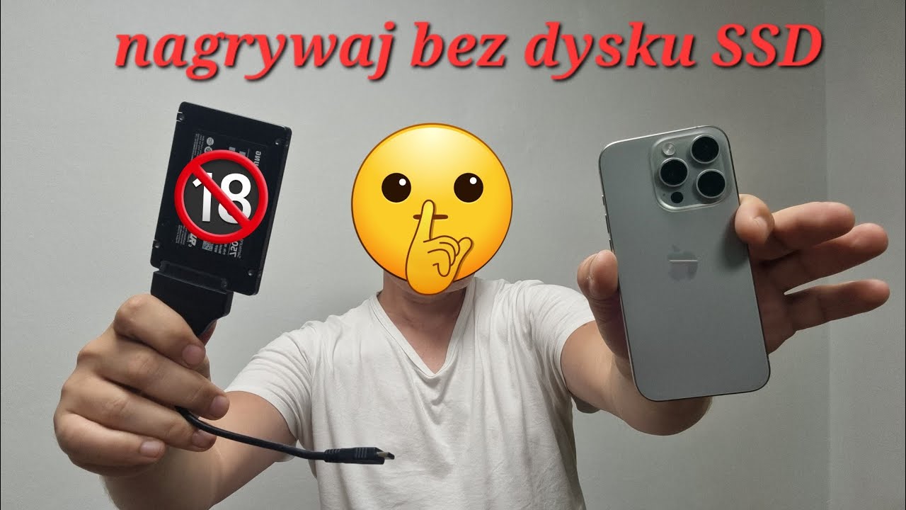 iPhone 15 pro ProRes 4k 60p do pamieci wewnętrznej 🐸