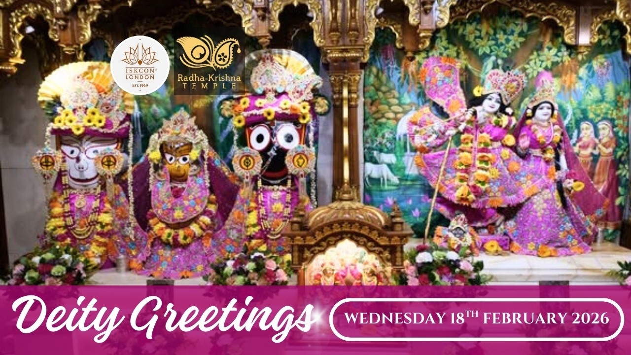Deity Greetings | Guru Puja | SB 2.6.40-41 Class by HG Param Sundari Devi Dasi - 18.02.2026
