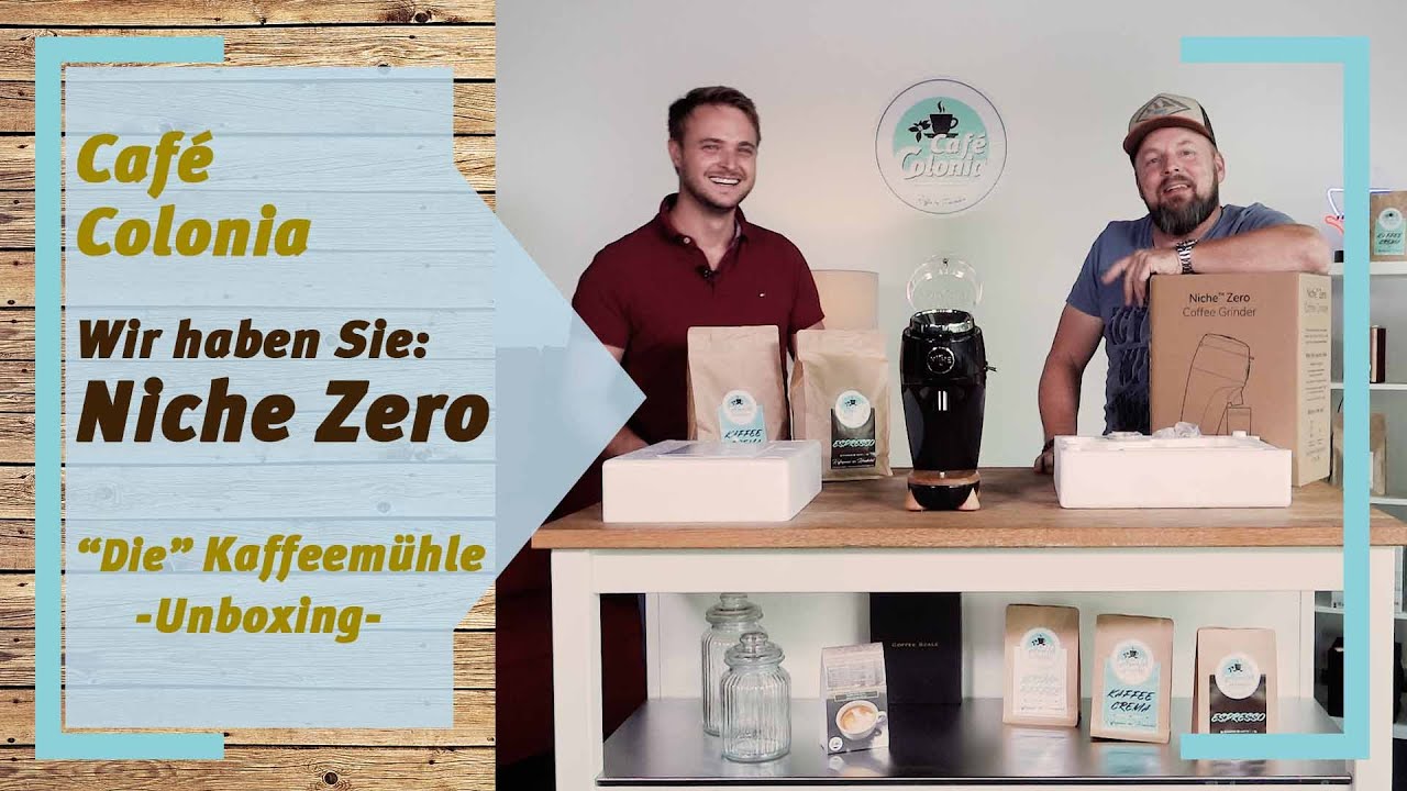 Niche Zero - Unboxing | Cafe Colonia TV - Tipps und Tricks