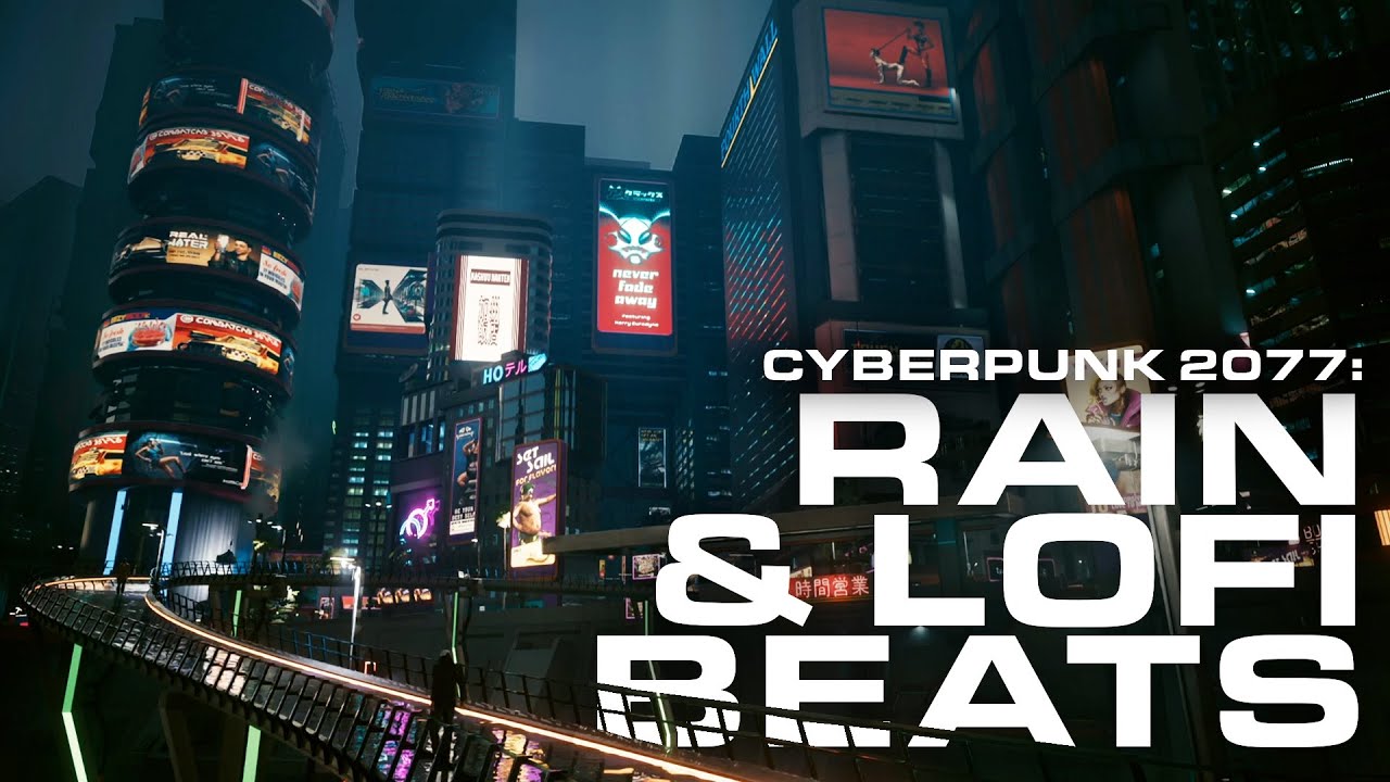 imagine crossing this bridge on your way to work... | lofi beats & downtempo tunes | cyberpunk 2077