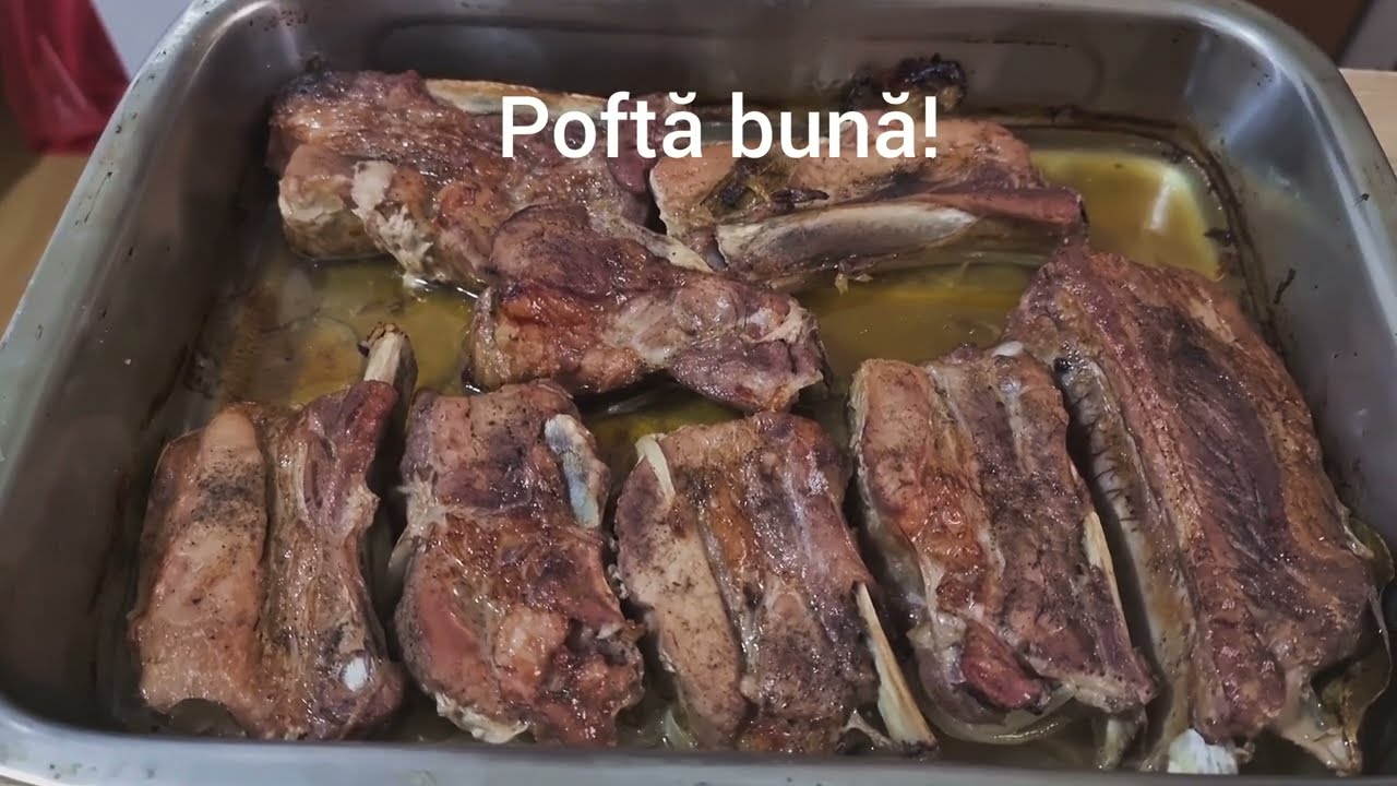 Costita de porc la tava.  @ramonaluca1985 