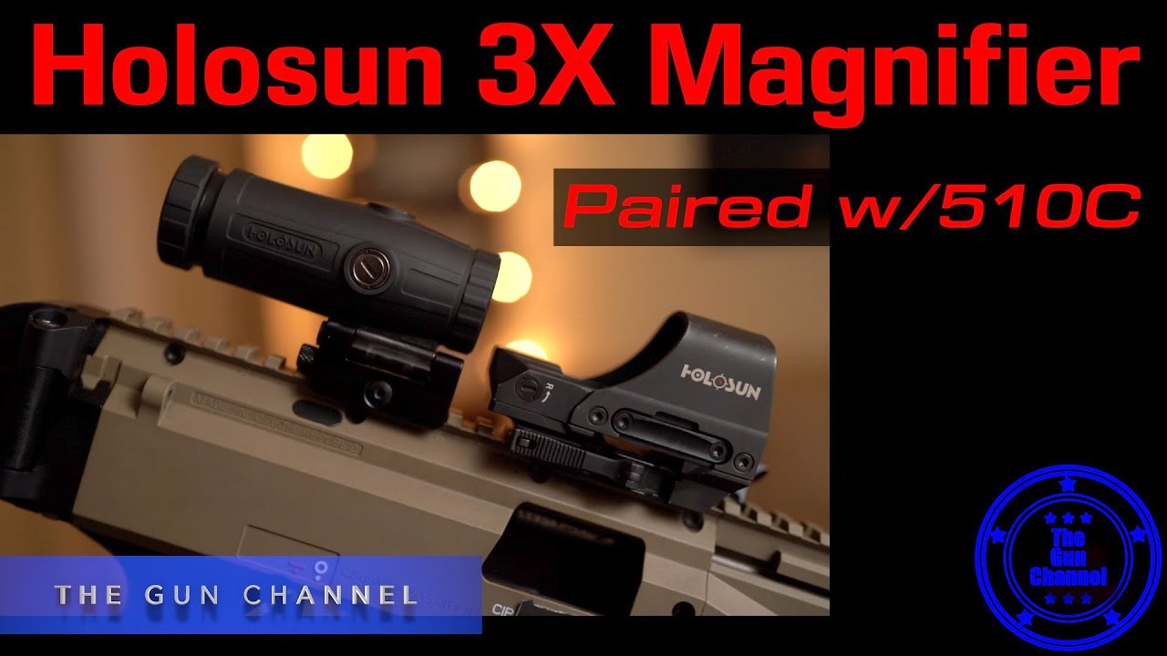 Увеличитель Holosun 3X с HS510C | Лучшая оптика для CZ Scorpion EVO 3?