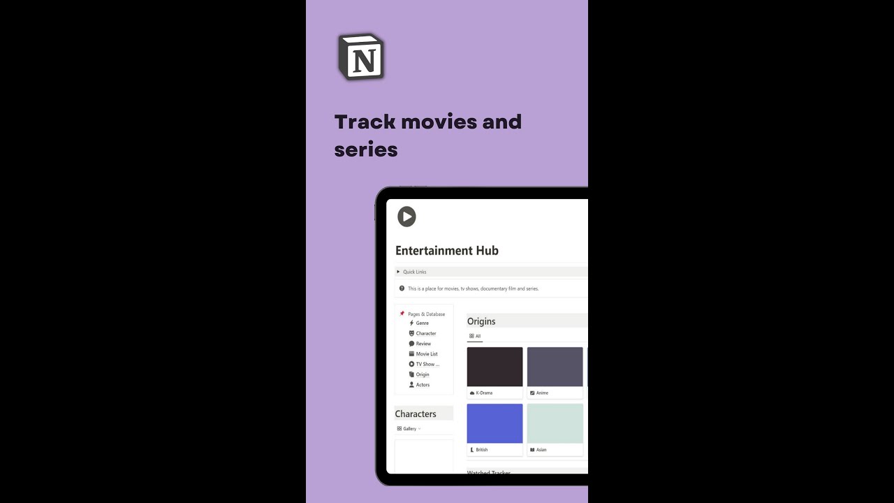 Free Notion Template. Link to my store in the about section.