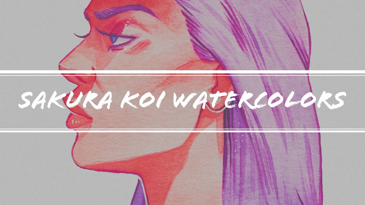 Watercolor Painting | Sakura Koi Watercolor Pocket Field Sketch Box